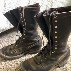 Whites smokejumper wild as fire boots. 12” hight 10.5E